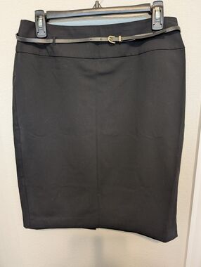 Belted Professional Skirt